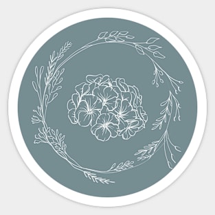 flower wreath Sticker